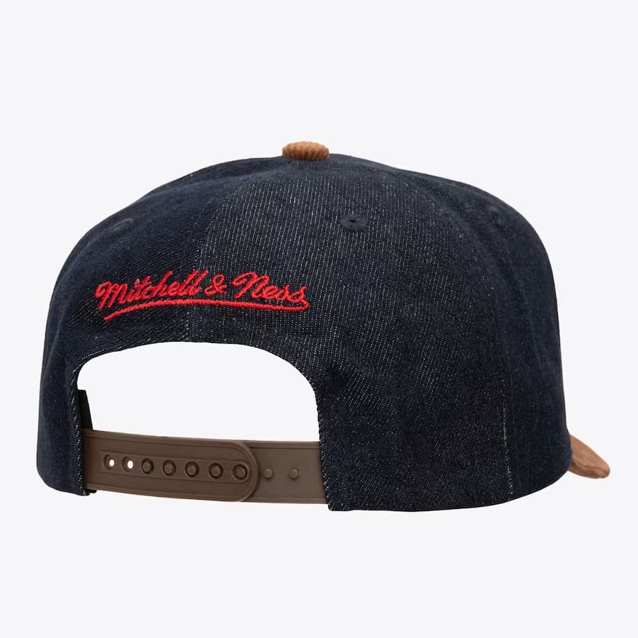 Mitchell-Ness-Denim-Brown-Chicago-Bulls-Corduroy-D-Stressed-Pro-Snapback-Hat-1