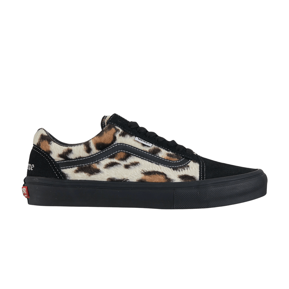 Кроссовки Vans Supreme x Skate Old Skool 'Leopard Pack - Black'
