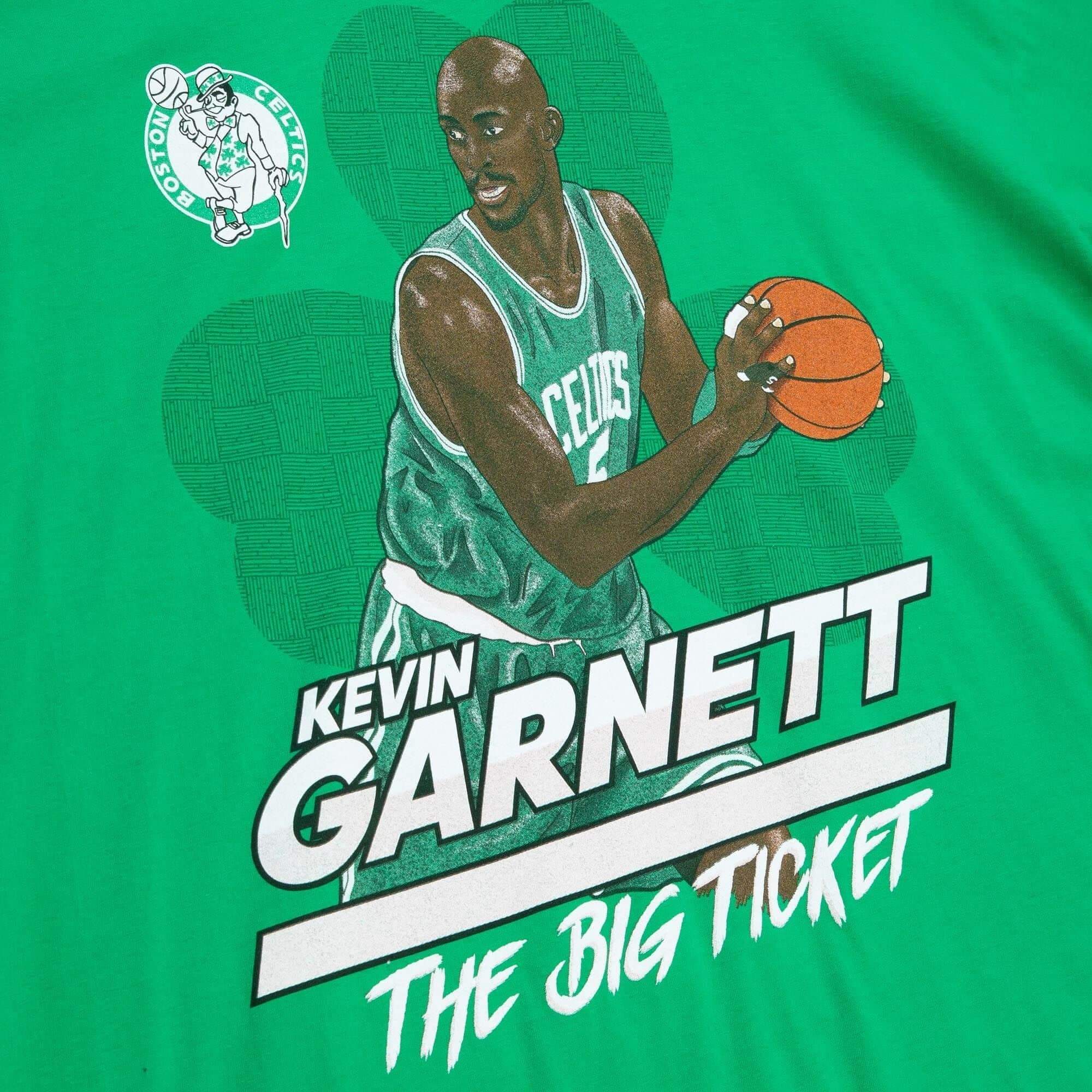 Футболка Mitchell & Ness The Big Ticket Boston Celtics Kevin Garnett T-Shirt