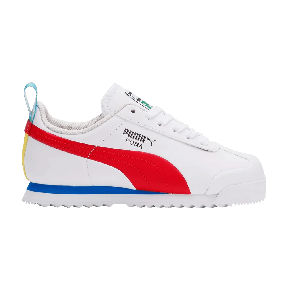 Кроссовки Puma Roma Game Jr 'White Red'