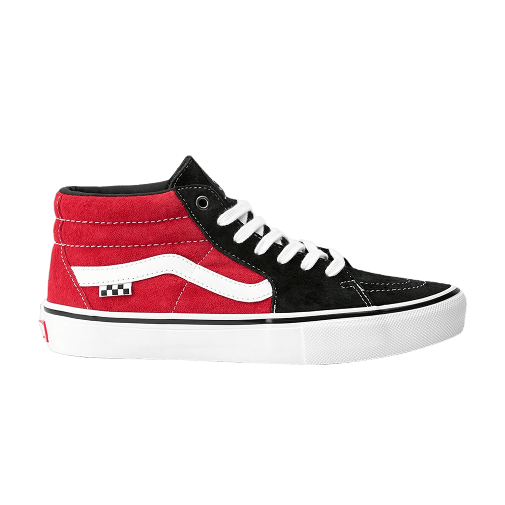 Кроссовки Vans Skate Grosso Mid 'Black Red'