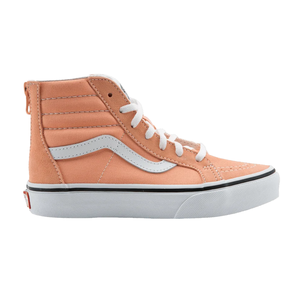 Krossovki-Vans-Sk8-Hi-Zip-Kids-Salmon