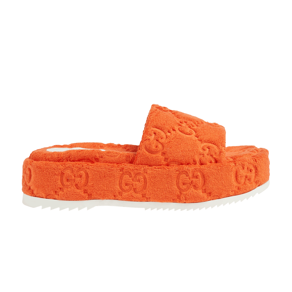 Сандалии Gucci Wmns GG Platform Sandal 'Orange'