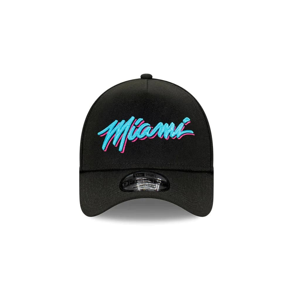 Бейсболка New Era Miami Heat 9FORTY A-Frame Champs NBA Snapback Hat
