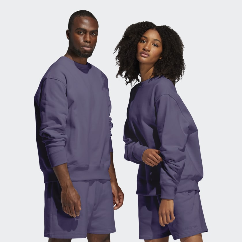 Свитшот adidas Pharrell Williams Basics Crewneck Sweatshirt Tech Purple