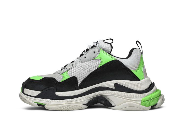 Кроссовки Balenciaga Triple S Sneaker 'White Green Fluo'