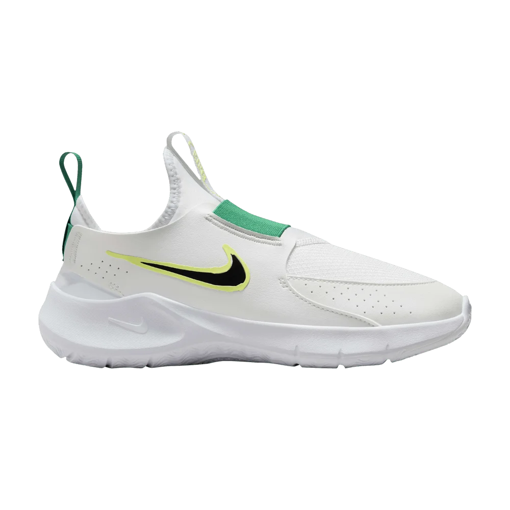 Krossovki-Nike-Flex-Runner-3-GS-White-Sport-Green-Fluorescent-Yellow