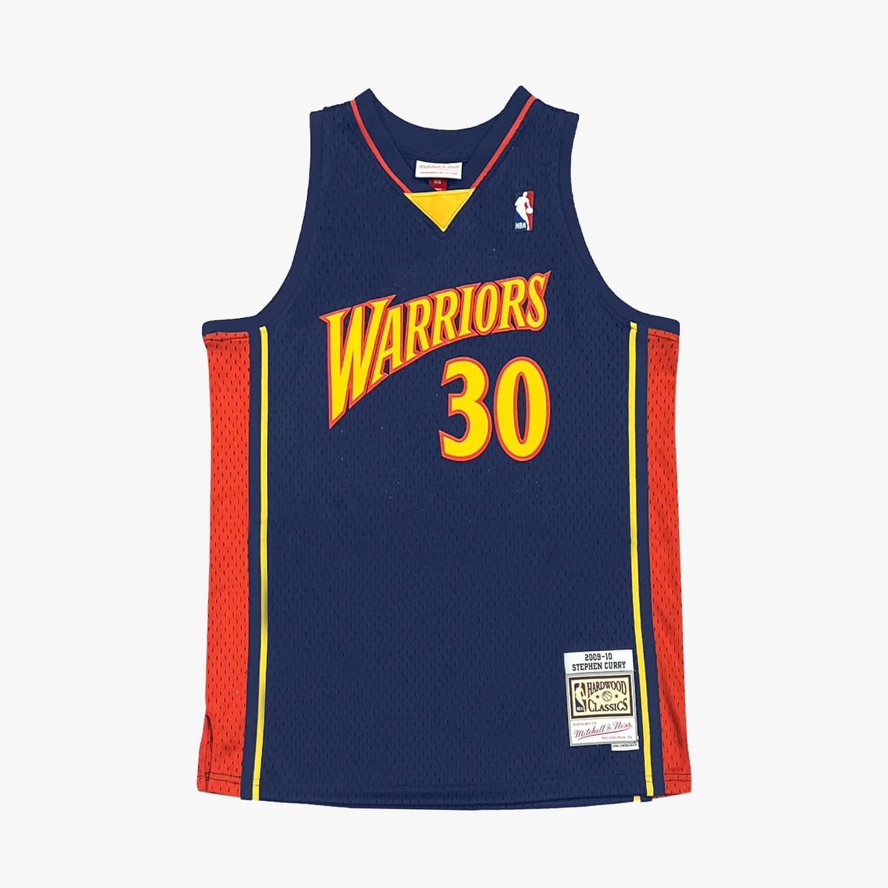 2009-10-Golden-State-Warriors-Stephen-Curry-30-Youth-HWC-Navy-Jersey-5