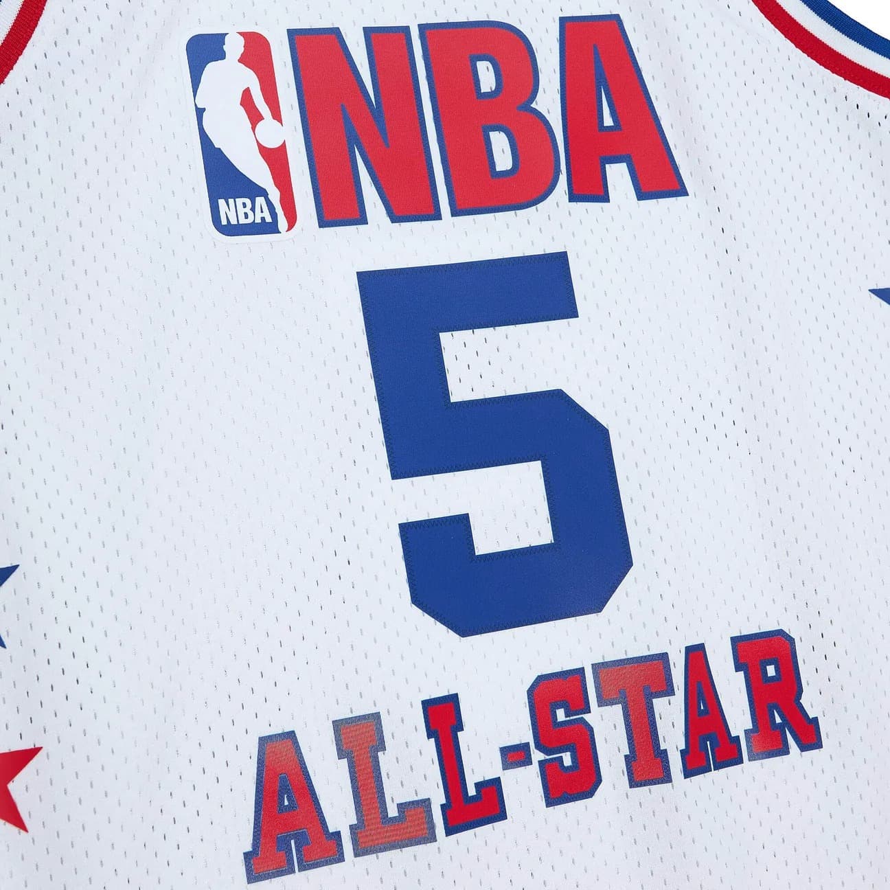 Баскетбольная джерси 2003 All Star Game Jason Kidd #5 Swingman Hardwood Classics White Jersey