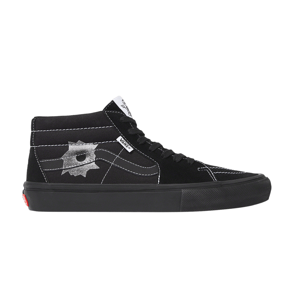 Кроссовки Vans Supreme x Nate Lowman x Skate Grosso Mid 'Black'