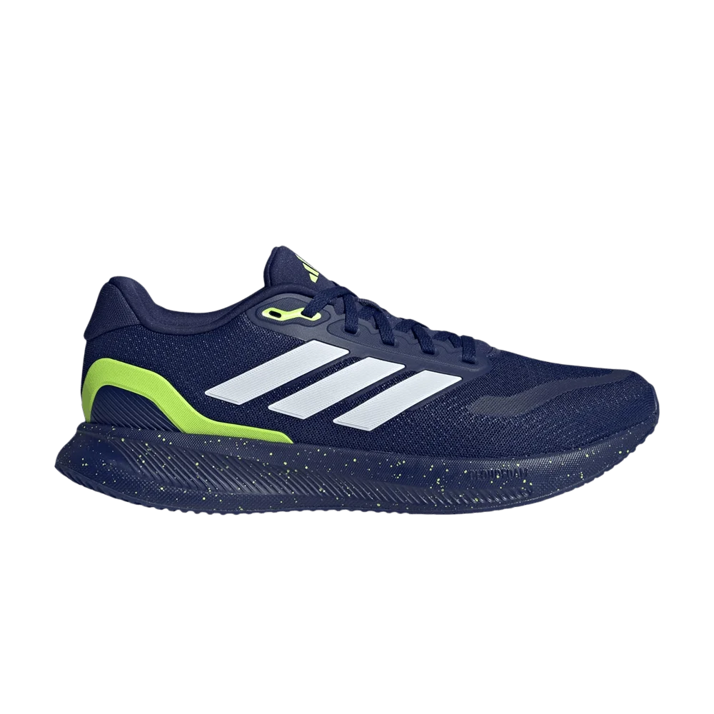 Кроссовки adidas Runfalcon 5 'Dark Blue Cloud White Hi-Res Yellow'