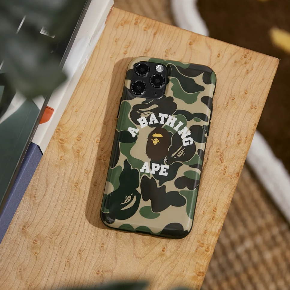 BAPE-ABC-Camo-College-iPhone-11-Pro-Case-Green-3