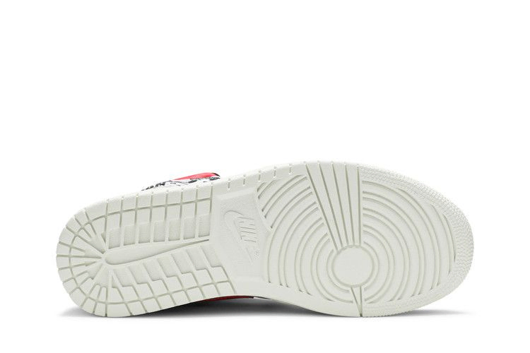 Кроссовки Air Jordan 1 Mid 'Over-Print Logos'
