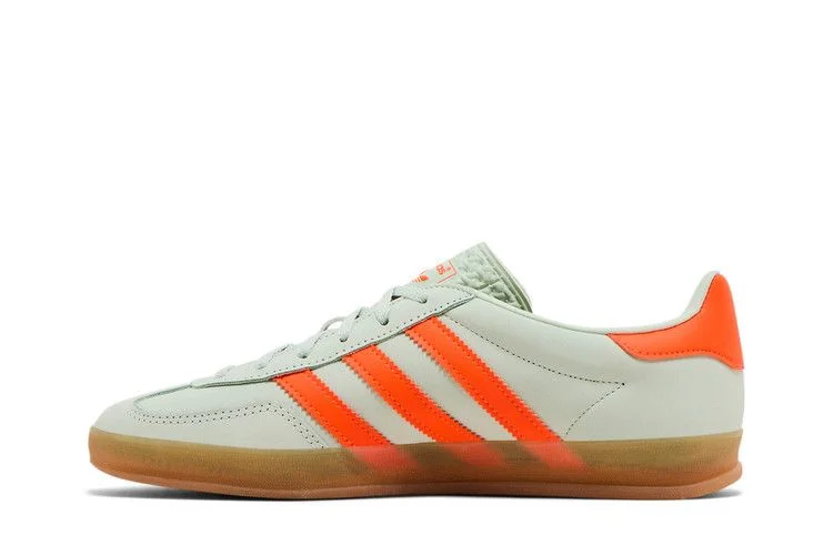 Кроссовки adidas Wmns Gazelle Indoor 'Linen Green Solar Orange'