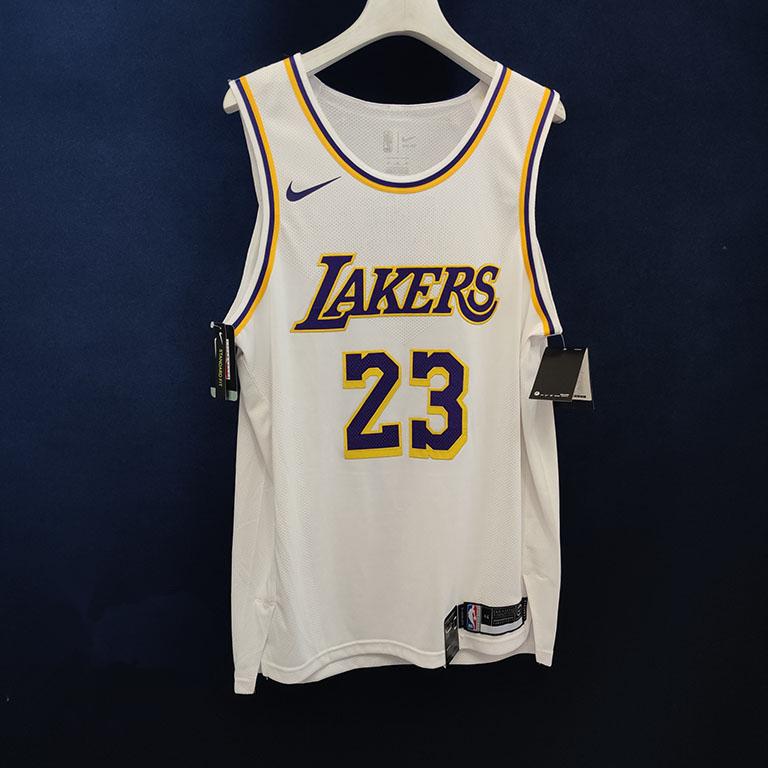 Баскетбольная джерси 2019-20 LeBron James Lakers White Authentic Association Edition
