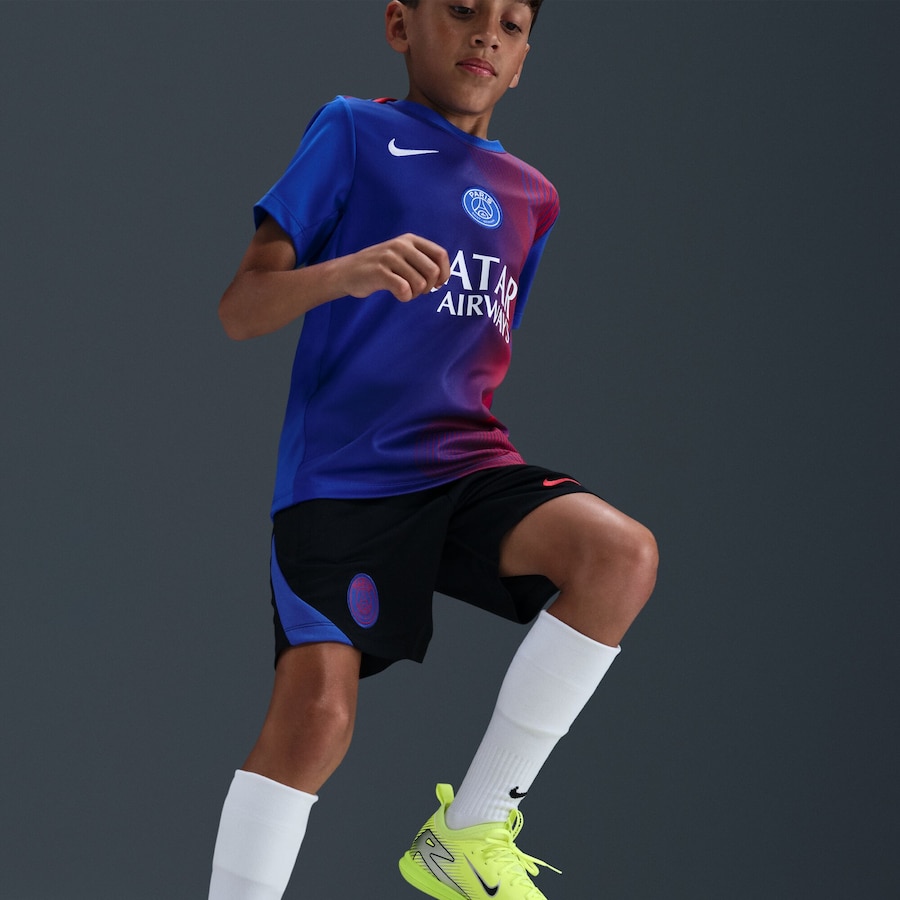 Детское футбольное джерси PSG Nike Third Pre Match Top - Royal Blue