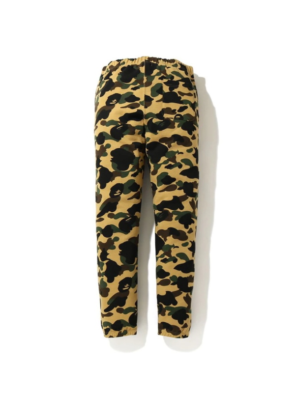 Спортивные штаны BAPE 1st Camo Side Logo Slim Sweat Pants Yellow