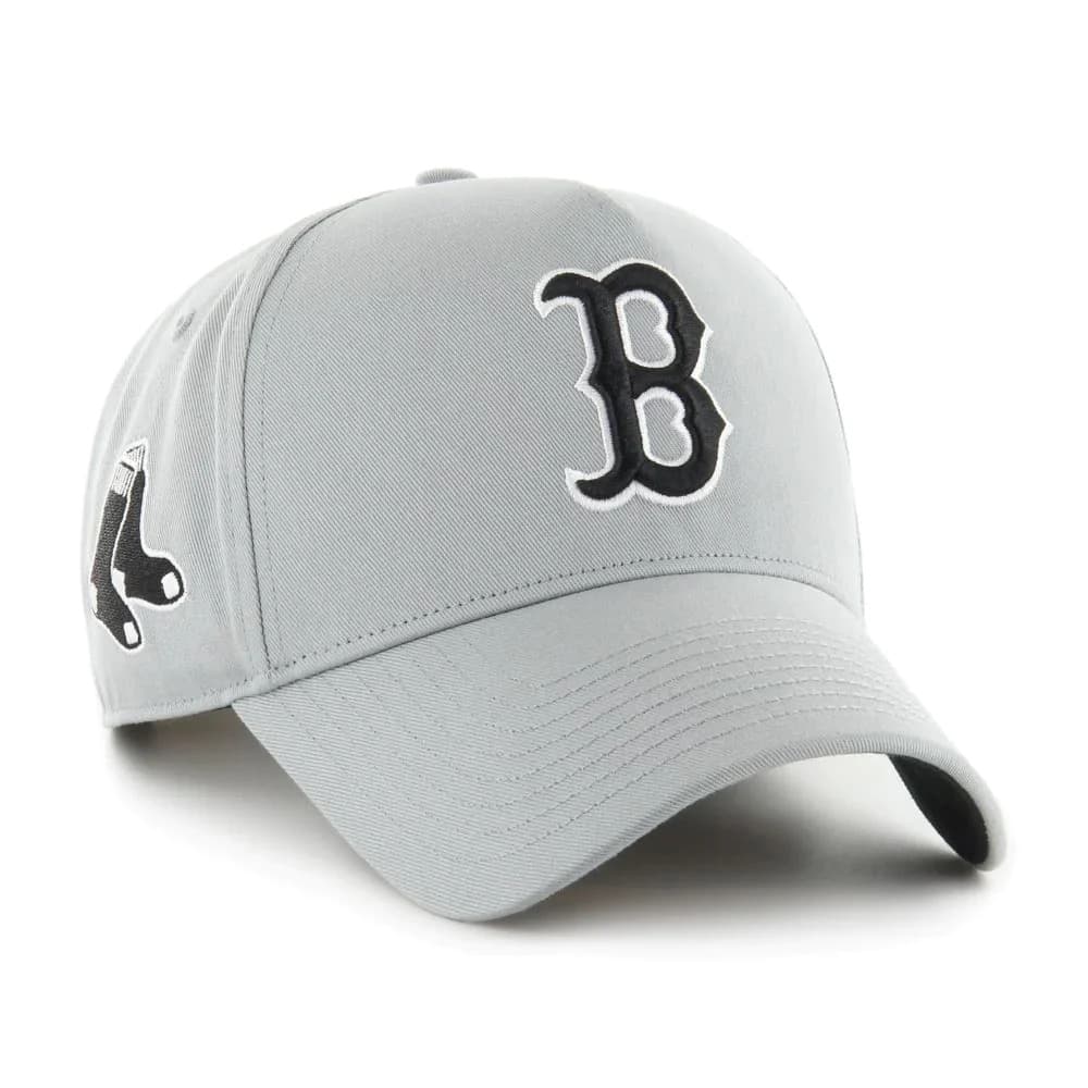 Бейсболка 47 Brand Boston Red Sox Storm Black And White '47 MVP DT MLB Snapback Hat