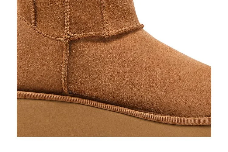 UGG Wmns Classic Twin Seam New Heights Boot 'Chestnut'