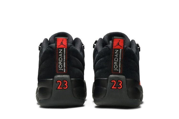 Кроссовки Air Jordan 12 Retro Low BG 'Black Max Orange'