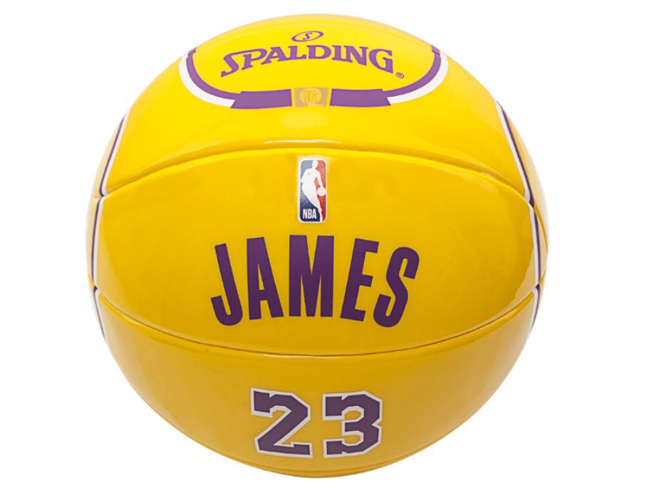 Коллекционный мяч 2020 Spalding NBA LA Lakers James 23 Ball
