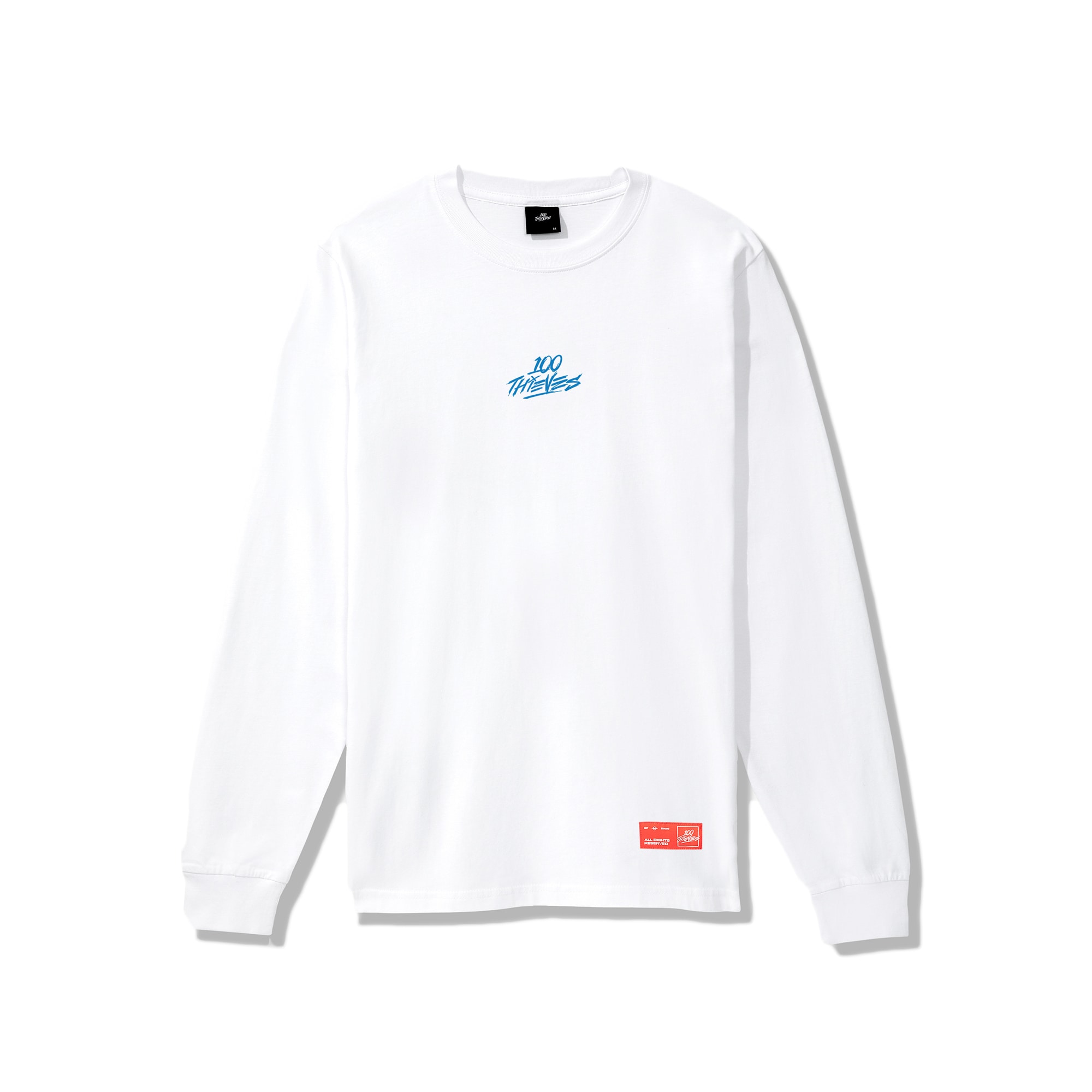 Футболка 100 Thieves No Camping L/S T-shirt White