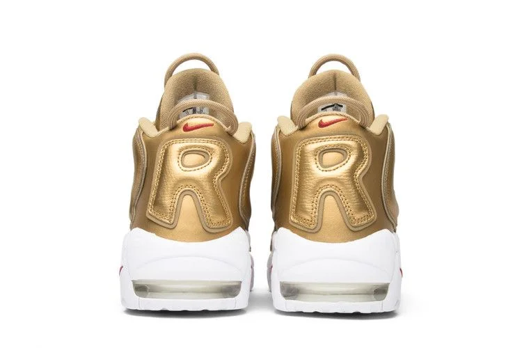 Кроссовки Supreme x Nike Air More Uptempo 'Metallic Gold'