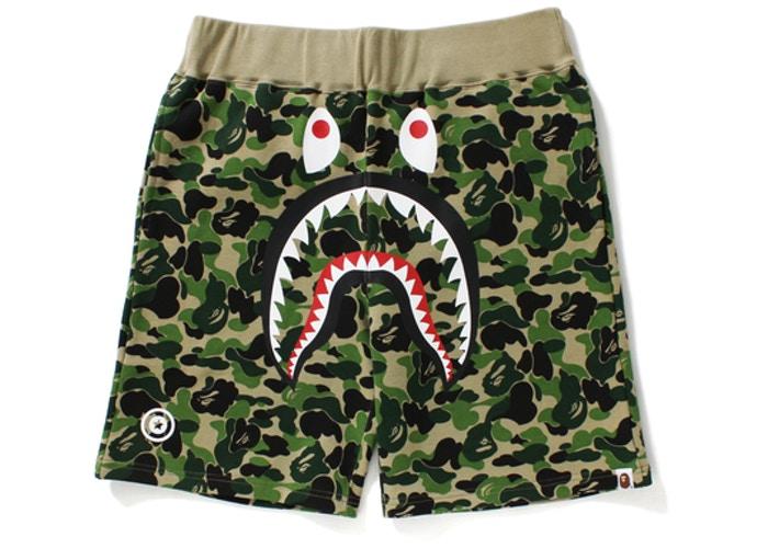 Спортивные шорты BAPE ABC Shark Sweat Shorts Green