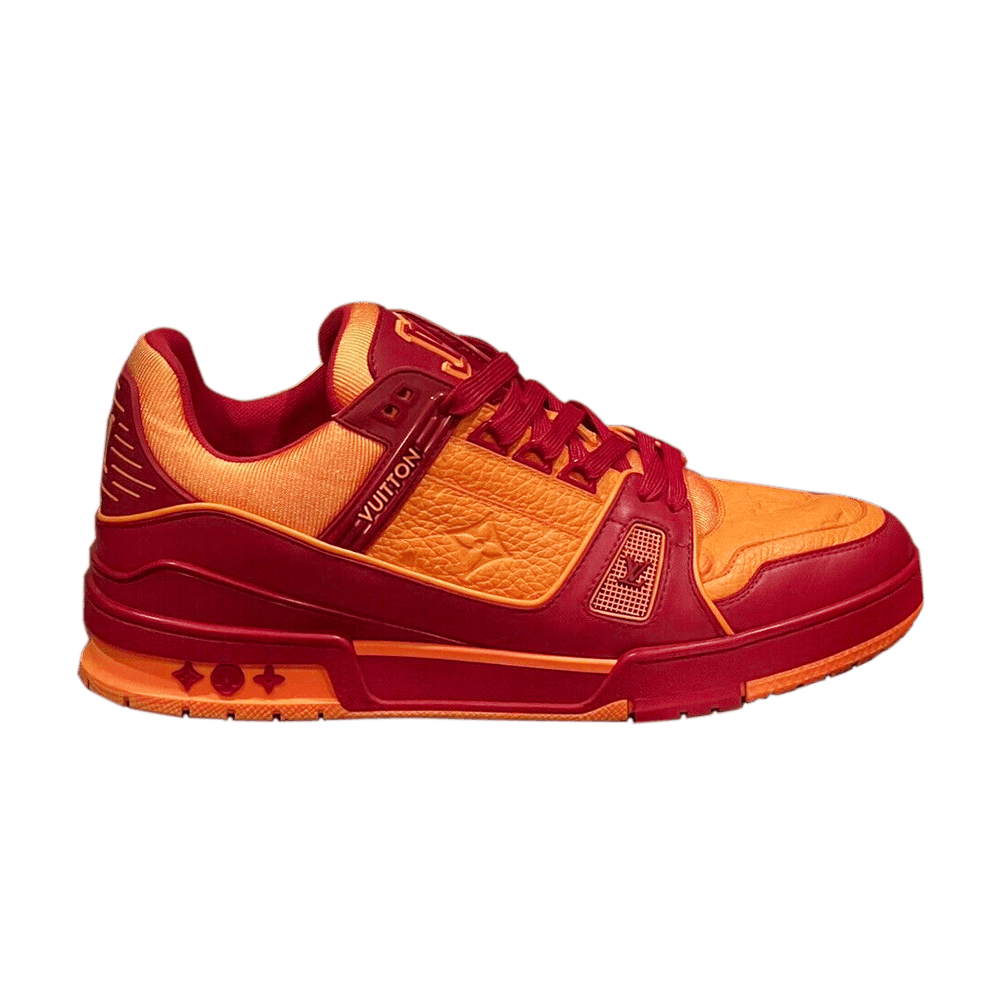 Кроссовки Louis Vuitton Trainer 'Bordeaux Red'