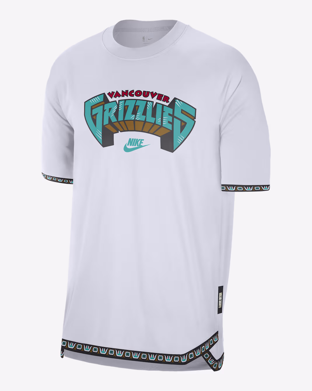 Мужская предыгровая футболка Nike NBA MEM Hardwood Classics White
