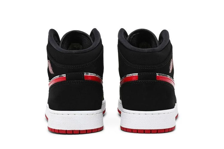 Кроссовки Air Jordan 1 Mid SE GS 'Newspaper Air Times'
