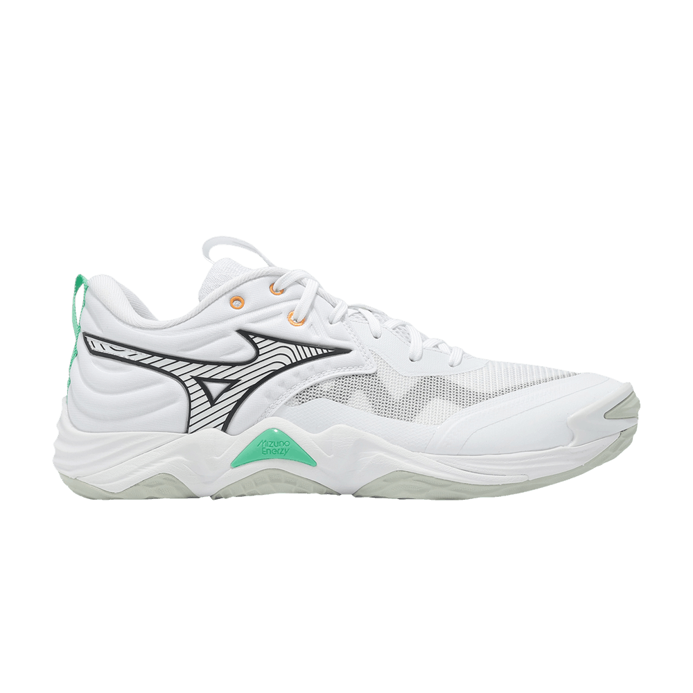 Кроссовки Mizuno Wave Momentum Elite 'White Black Frozen Emerald'