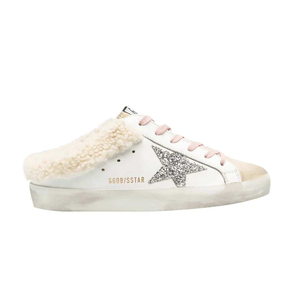 Кроссовки Golden Goose Wmns Superstar Sabot 'White Cappuccino Silver'
