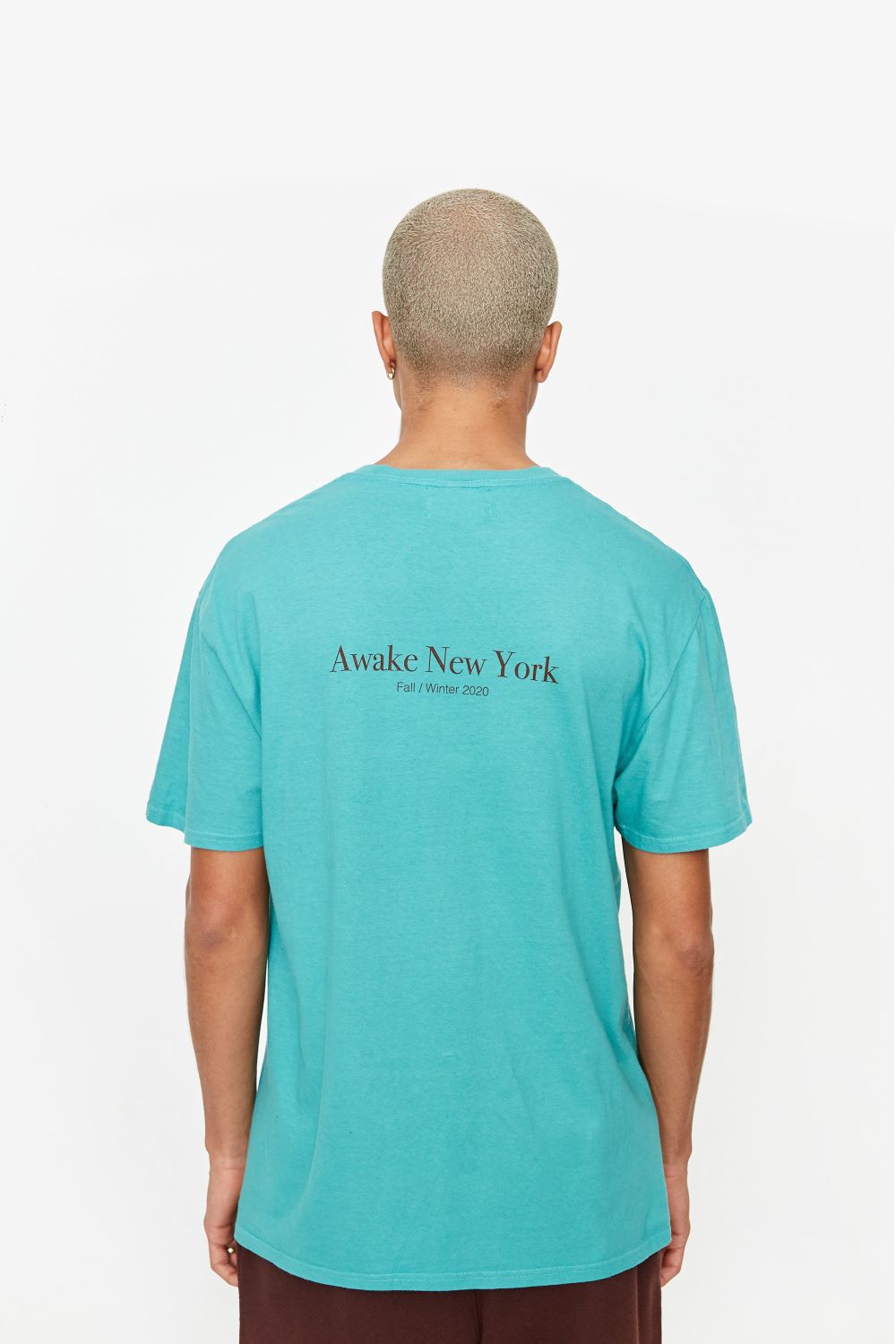 Футболка Awake Classic Outline Logo T-shirt Teal