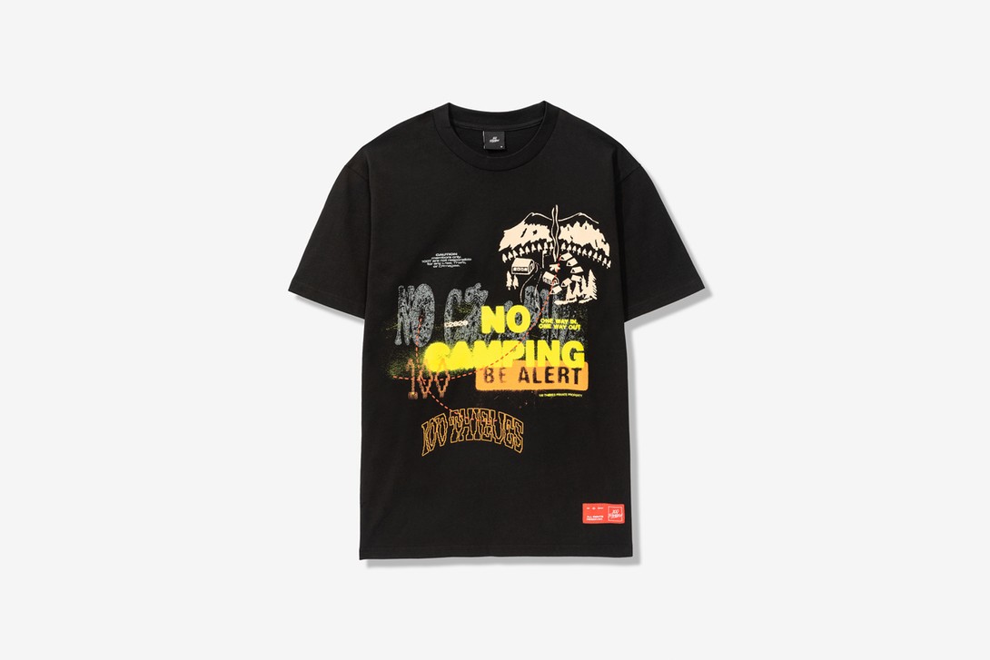 Футболка 100 Thieves No Camping T-shirt Black