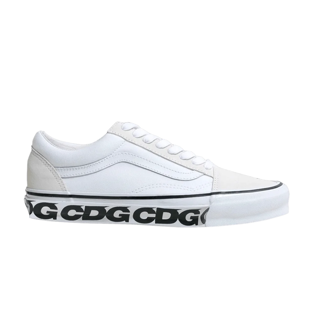 Кроссовки Comme des Garçons x Vans OG Old Skool LX 'Sidewall - White'