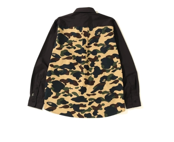 Рубашка BAPE Shark BD Shirt Black