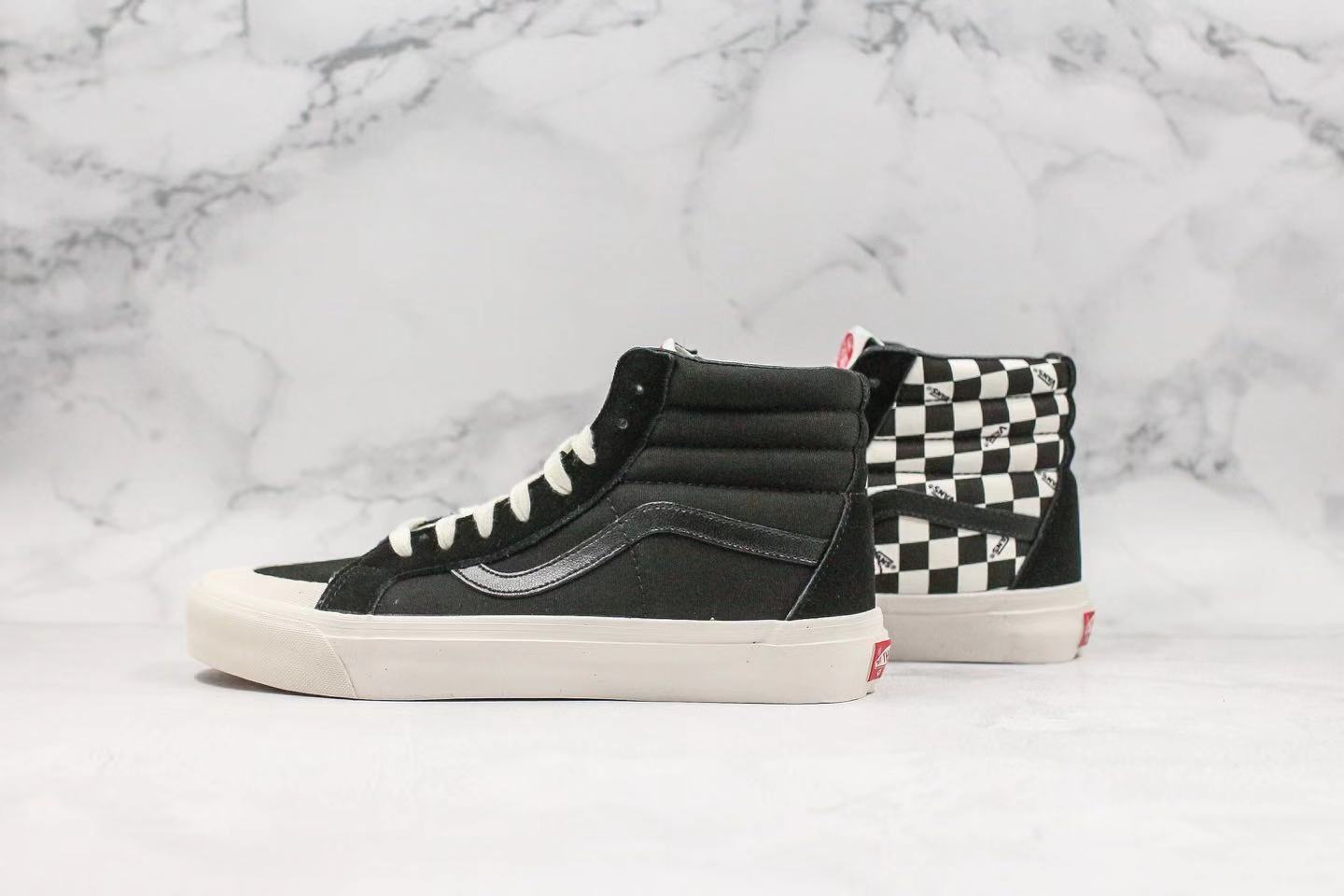 Кроссовки Vans OG Style 138 LX Black Checkerboard
