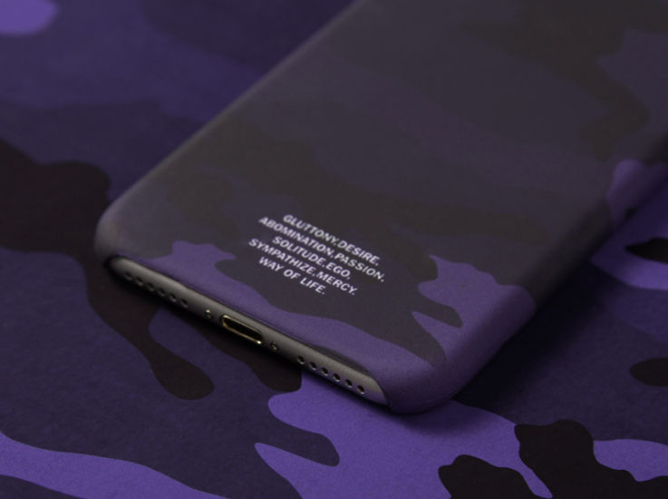 Чехол Inflation Case for iPhone 7 Purple Khaki