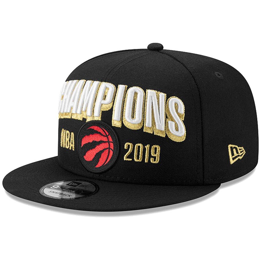 Кепка Raptors New Era 2019 NBA Finals Champions Snapback Black