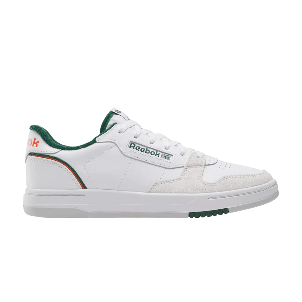 Кроссовки Reebok Phase Court 'White Dark Green'
