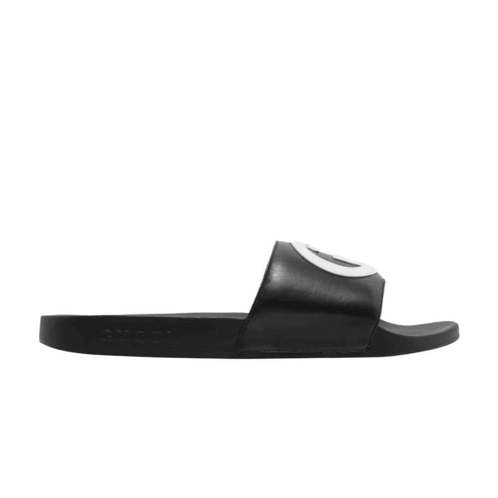 Кроссовки Gucci Slide 'Interlocking G - Black'