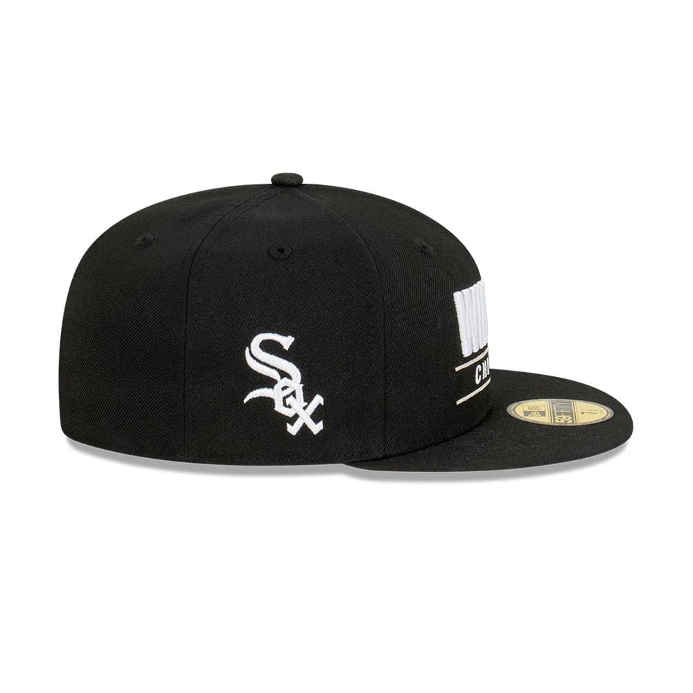 Бейсболка New Era Chicago White Sox Stacked 59FIFTY MLB Fitted Hat