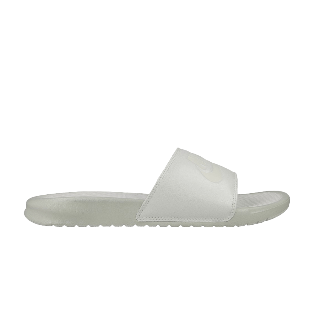Кроссовки Nike Wmns Benassi JDI Metallic QS 'Metallic Summit White'