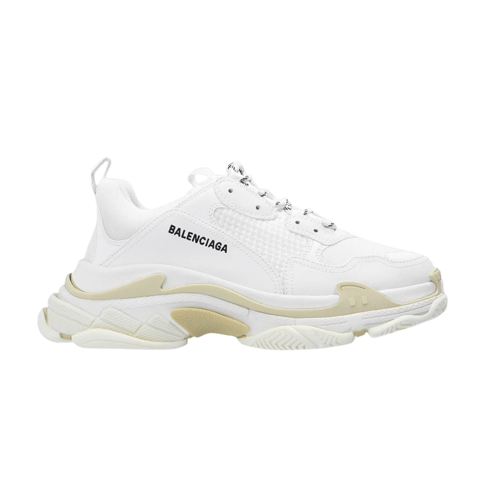 Кроссовки Balenciaga Triple S Sneaker 'White Tan' 2020