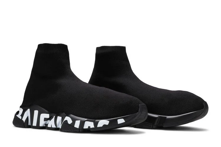 Krossovki-Balenciaga-Speed-Sneaker-Midsole-Graffiti-Black-White-7
