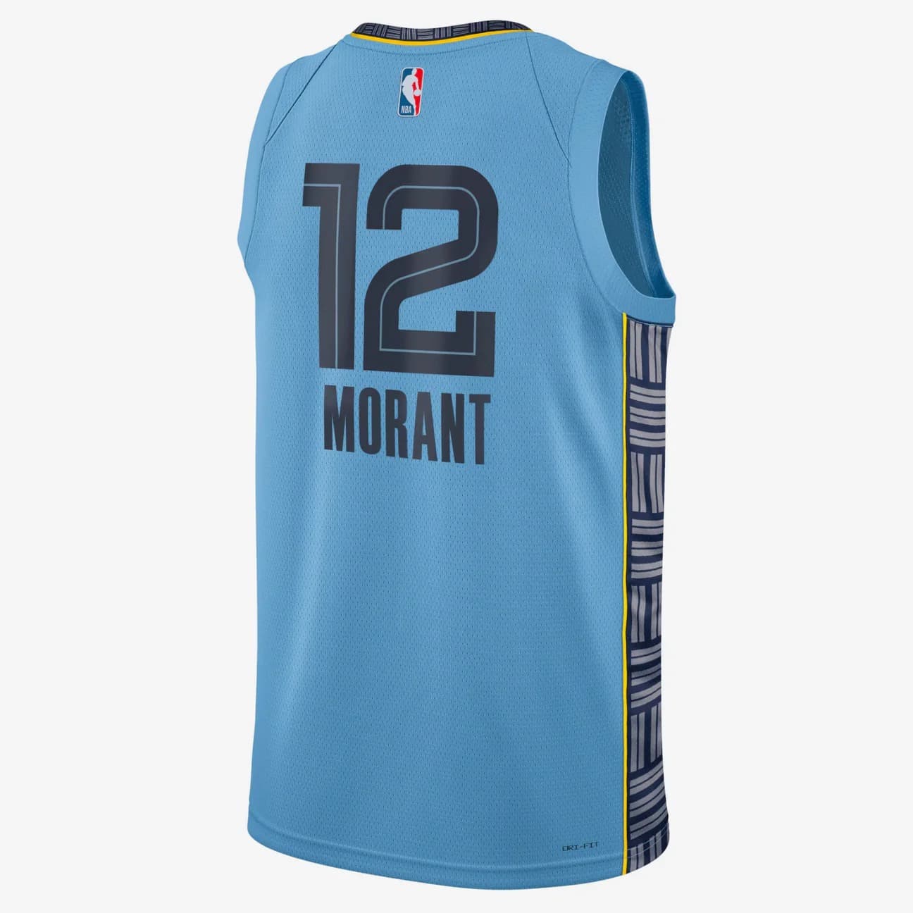 Баскетбольная джерси 2023-24 Memphis Grizzlies Ja Morant #12 Swingman Statement Edition Blue Jersey