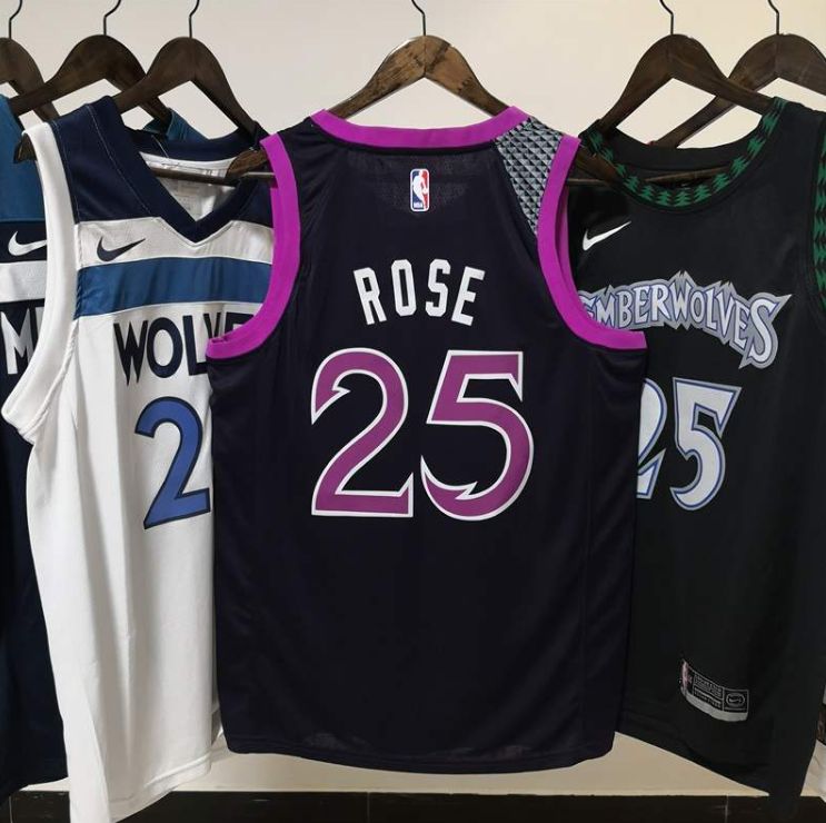 2018-19-Derrick-Rose-Timberwolves-25-City-Purple-3