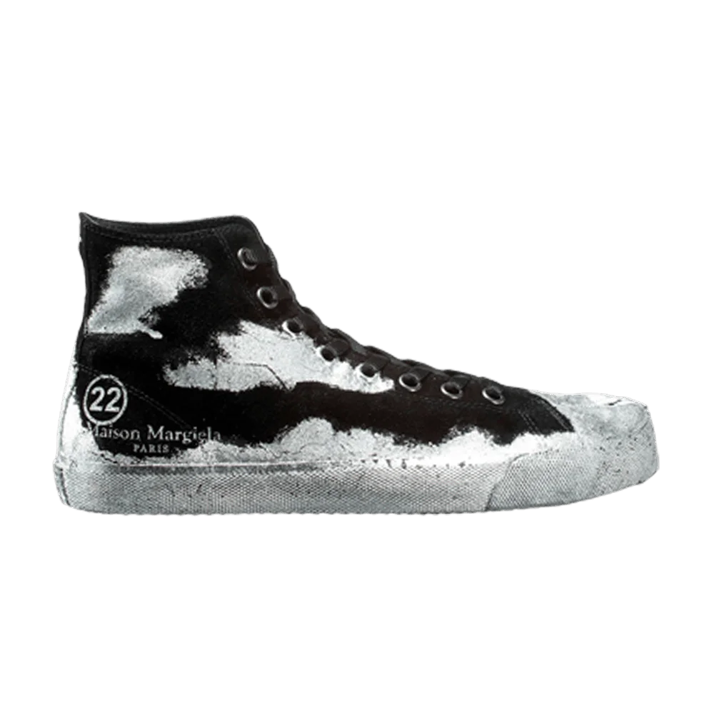 Кроссовки Maison Margiela Wmns Tabi High 'Paint Effect - Black'