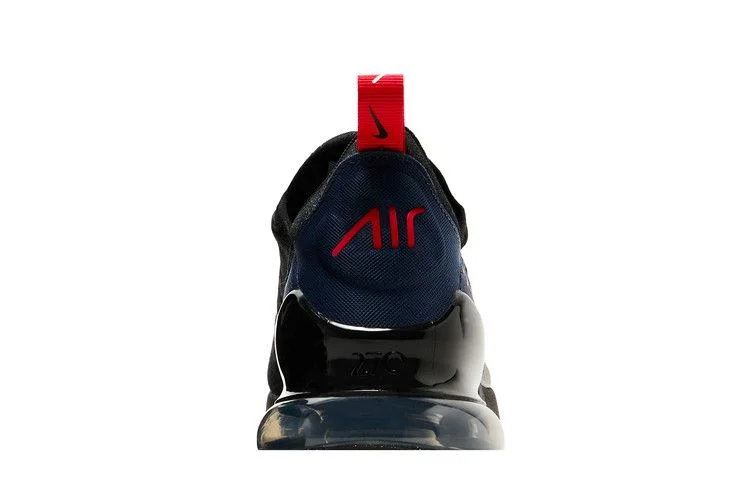 Кроссовки Nike Air Max 270 GS 'Black Midnight Navy Red'